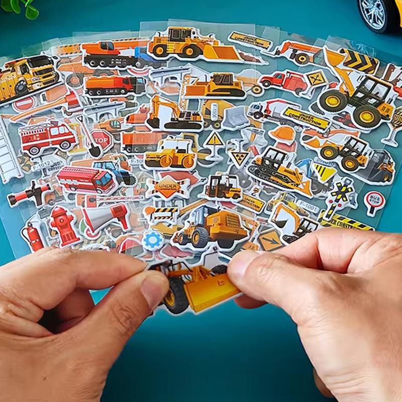 40Sheets Random Assorted Styles 3D Bubble PVC Sticker Multi-purpose Stationery Decorative Sticker for Planner Diary Notebook ZYF