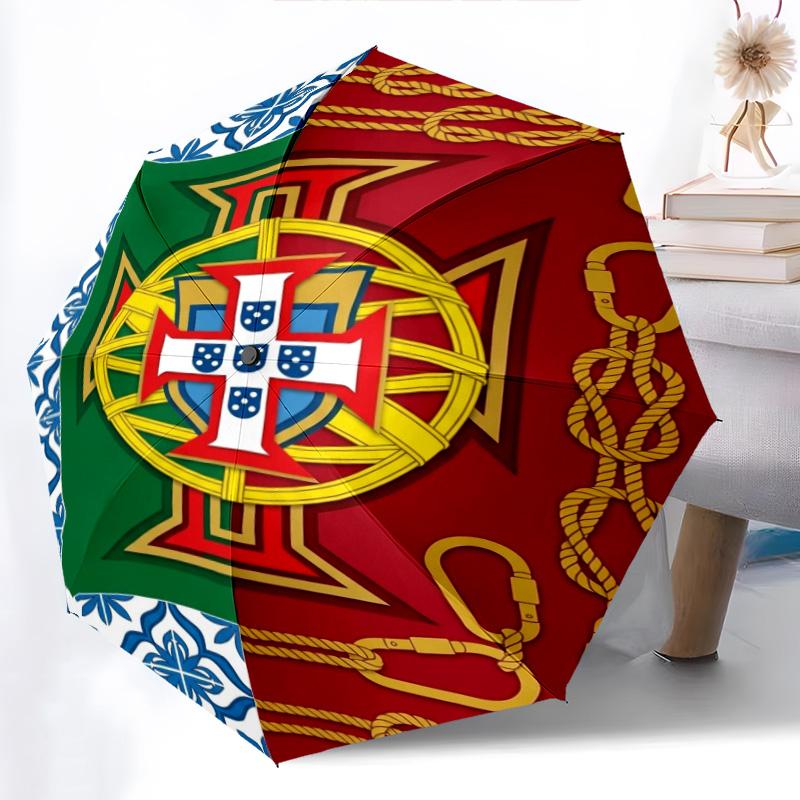 Portuguese Heritage Unity Folding umbrella Suitable for all seasons travel light outdoor Three folds