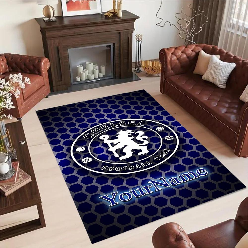 Chelsea Customizable Name Area Rug Design for Entryway Dining Room Balcony Dormitory Anti-slip Rug Office home decor
