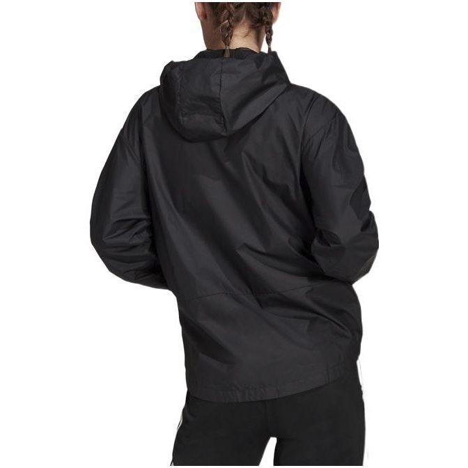 adidas Dámská základní oversized větrovka s logem Černá H07842