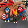 Avengers Superhero Keychain Pendant - Cartoon Backpack Doll for Car Keys