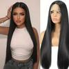 European and American Wig, Front Lace Medium Section Long Curly Hair Big Wave Wigs Full Head Cover Female, One Piece