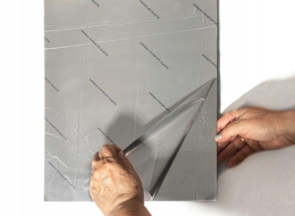 Self-Adhesive PVC Decorative Panel, Smooth Dark Marble