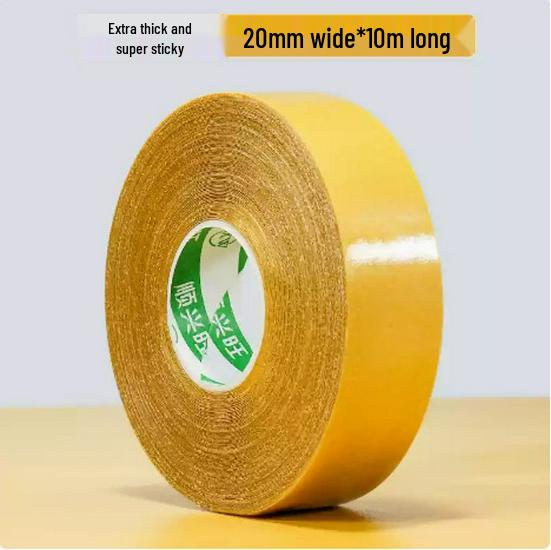 Buki Strong Adhesive Transparent Double-Sided Tape for Carpets and Cushions