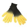 1 Pair Women Fall Winter Gloves Gradient Contrast Color Knitted Five Fingers Stretchy Anti slip Thermal Windproof O