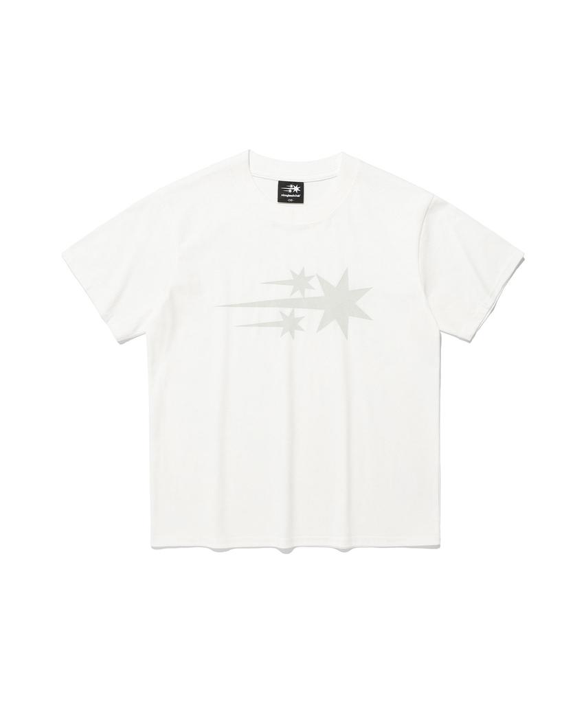NICEGHOSTCLUB 3Stars Symbol Crop Slim Tee_White(Ng2Fmft538A)