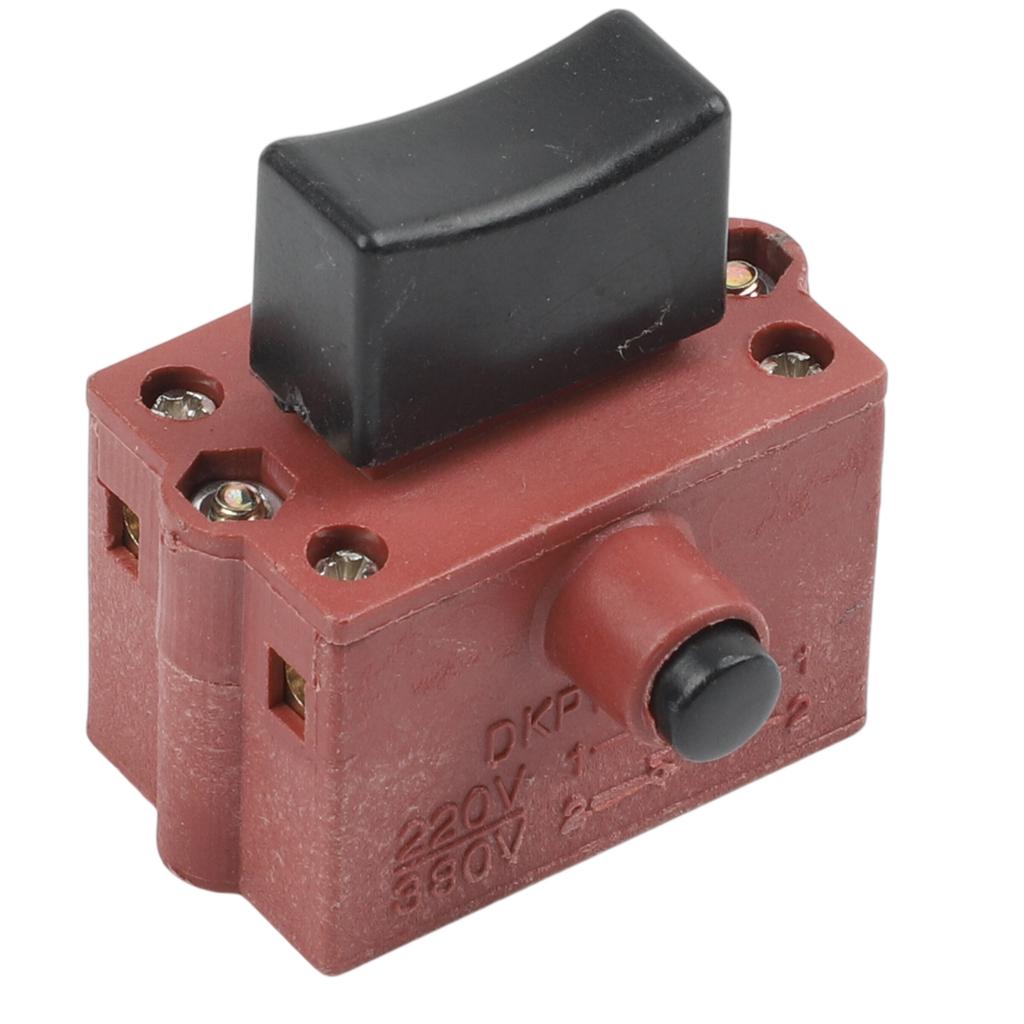 10A Electric Tool Switch for 400 Steel Cutter and 355 Profile Machine Industrial Use Reliable Performance with Lock Mechanism