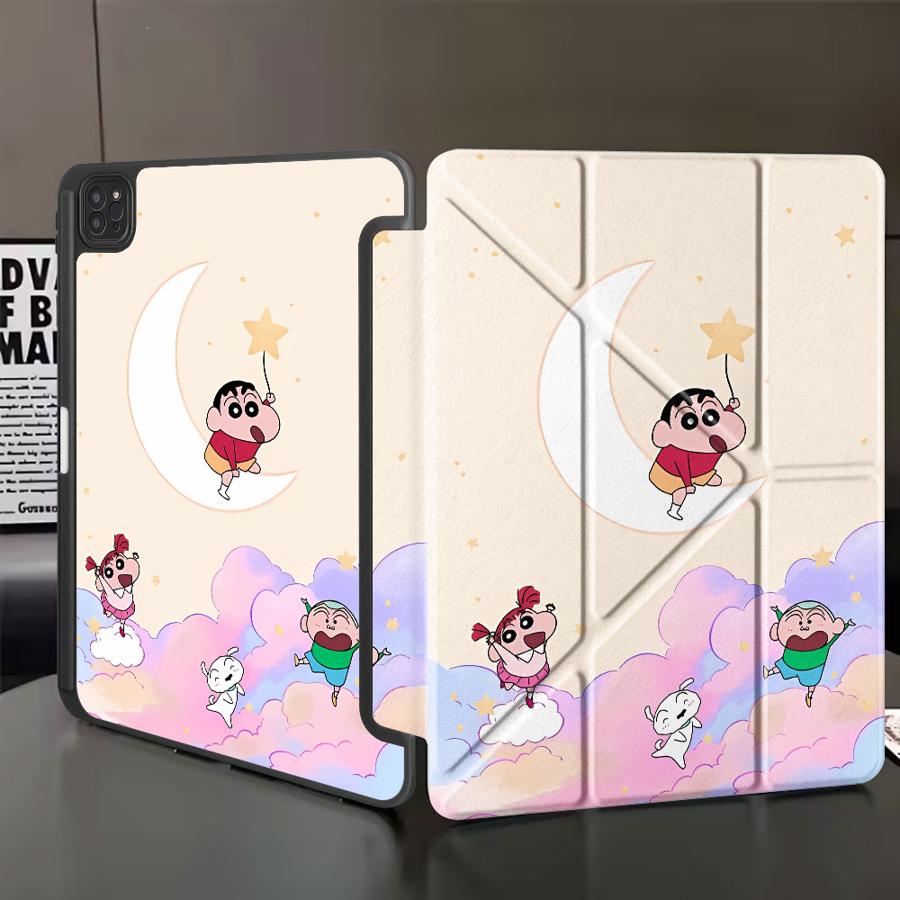 

Holder Cover Tablet Case For iPad Mini 6 7 Pro 11th 10th 9th 8th 7th 12.9inch Air 4 5 M3 M2 1 2 M4 11inch Pro 2025 Cute Cra-yons iPad Mini 6 8.3