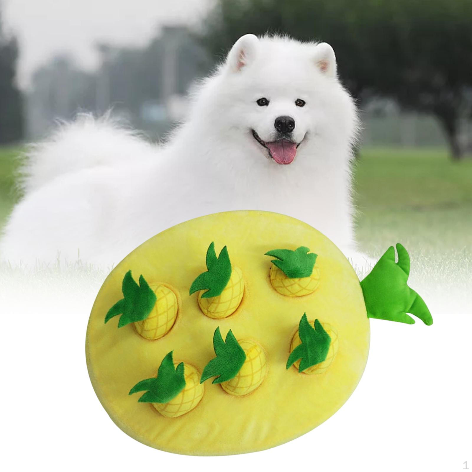 Carrot Toy, Toy Dogs Sniff Mat Farm Dog Toys Hide And Seek Carrot, for Memory Games Foraging Pineapple