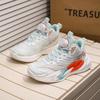 Kids Basketball Shoes Boys Girls Lightweight Breathable Training Sneakers With Anti-Slip Sole Shock Absorption
