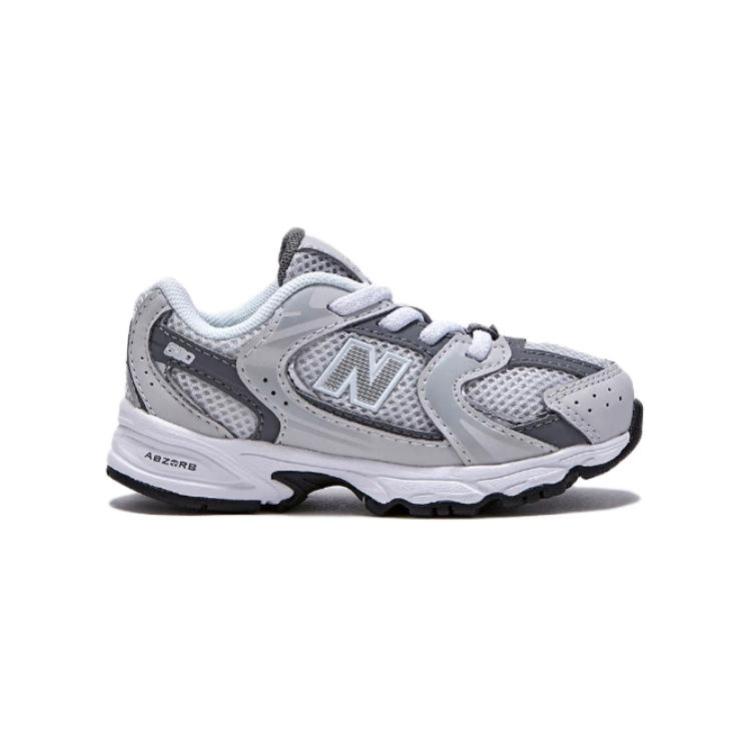 New Balance NB 530 Bungee Comfortable Versatile Low-Top Walking Shoes Baby Shoes Gray IZ530CB
