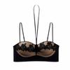 Enhance Neck Hanging Lace Bra Anti-sagging Thin Strap Push Up Bra Beauty Back Seamless Wireless Bra Everyday Wear
