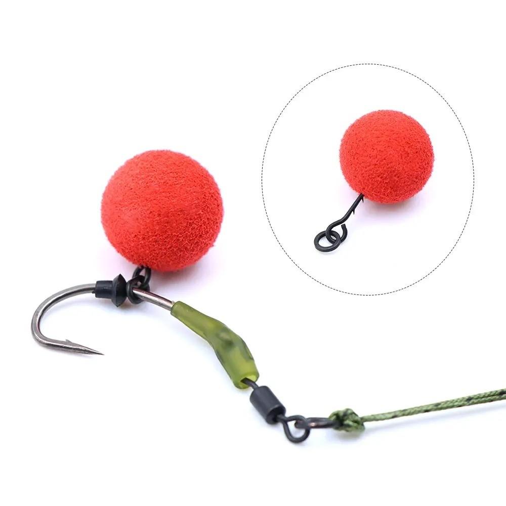 20pcs With Hook Barbs Carp Fishing Accessories Maggot Pin Hair Rig Method Feeder  Freshwater Fishing