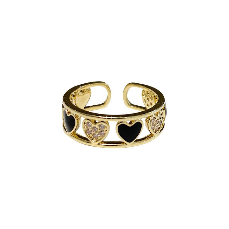 And Elegant Stylish Heart Ring With Unique Geometric Design For Women Adjustable For Comfort