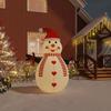 VidaXL Inflatable Snowman with LED 250 Cm, Inflatable Figure, Christmas Party Decoration, Inflatable Decoration, 345372