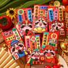 6Pcs Cartoon Chinese Snake Year Red Envelope New Year Money Envelope  Spring Festival