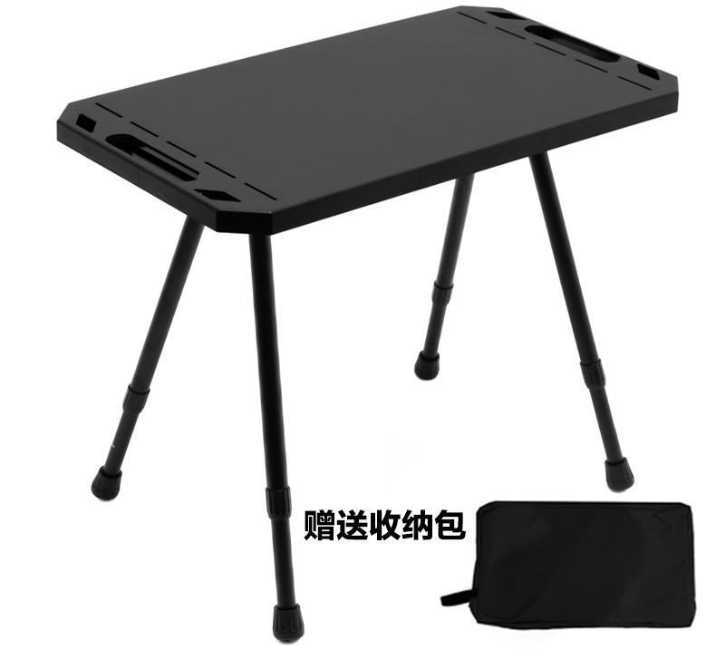 

Уличный складной стол для кемпинга с регулируемой высотой, пляжный стол, тактический стол из алюминиевого сплава для пикника в помещении, пешего туризма