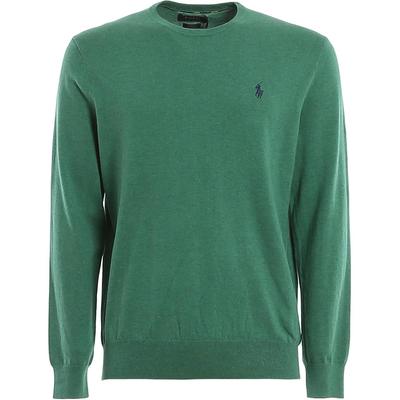 Polo Pony Logo Embroidered Crew Neck Long Sleeve Knit Sweater Men Sweater 710744679-020