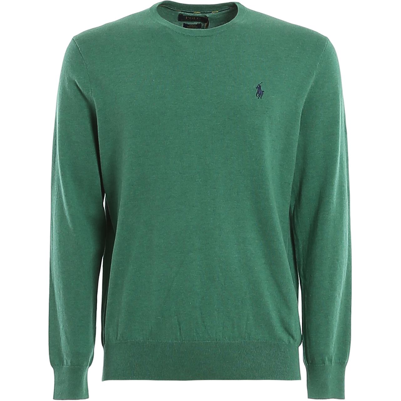 

Polo Ralph Lauren Pony Logo Embroidered Crew Neck Long Sleeve Knit Sweater Men sweater 710744679-020 M