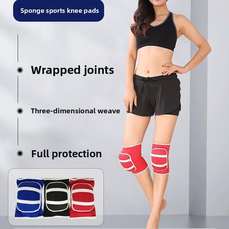 Atmungsaktive hochdichte verdickte Schwamm-Knieschoner Balance-Car Rollschuhlaufen Tanzen Knien Gelenkschutz Sport-Schutzausrüstung