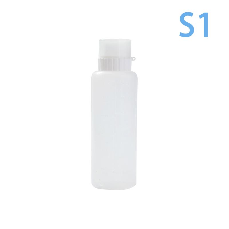 5 Holes Condiment Squeeze Bottle Kitchen Ketchup Mustard Bottle Clear Mayonnaise Honey Dispenser Sauce Storage Container
