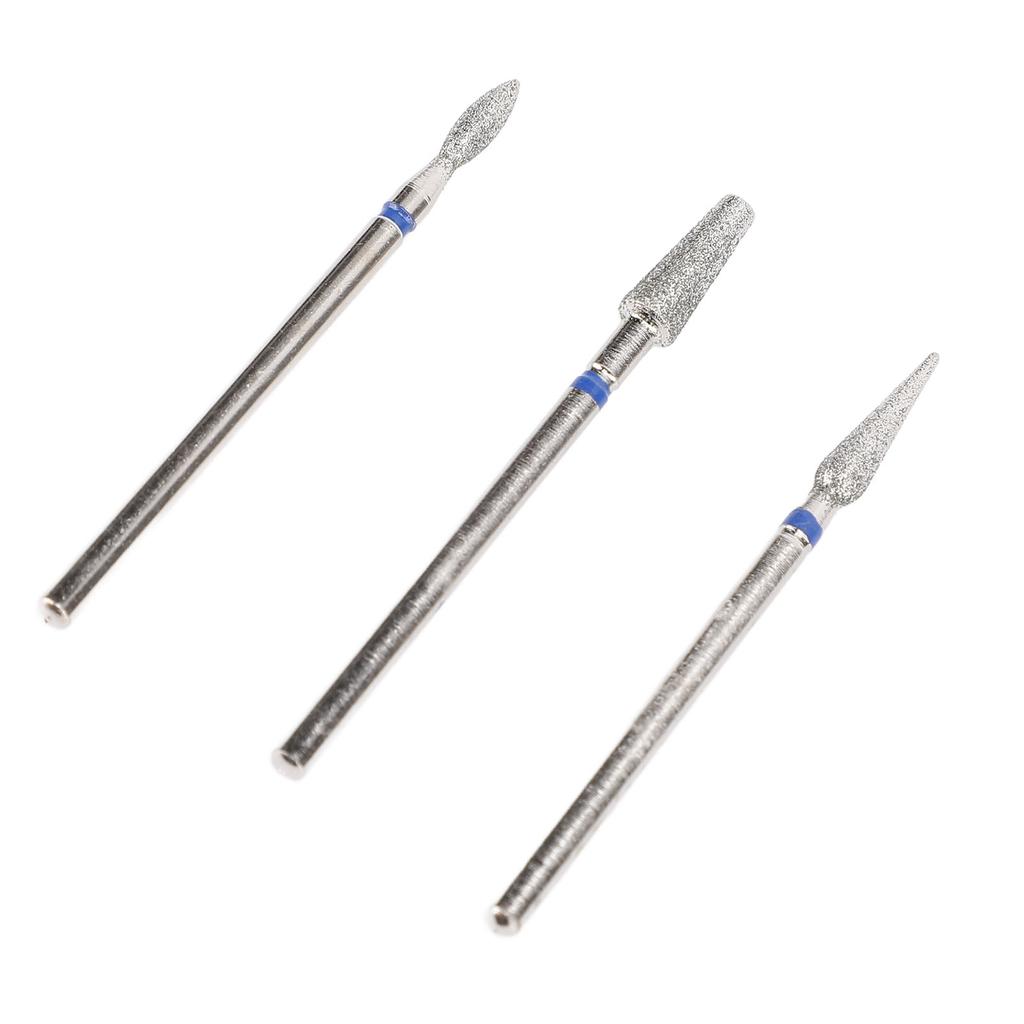 30pcs Nail Drill Bits Individually Wrapped Stainless Steel Manicure Cuticle Removal Nail Drill Bit Set