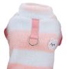 Fleece Dog Coat Photo Props Clothing for Small Medium Dogs Cold Weather with D Ring for Park Parties Walking Training Picnics