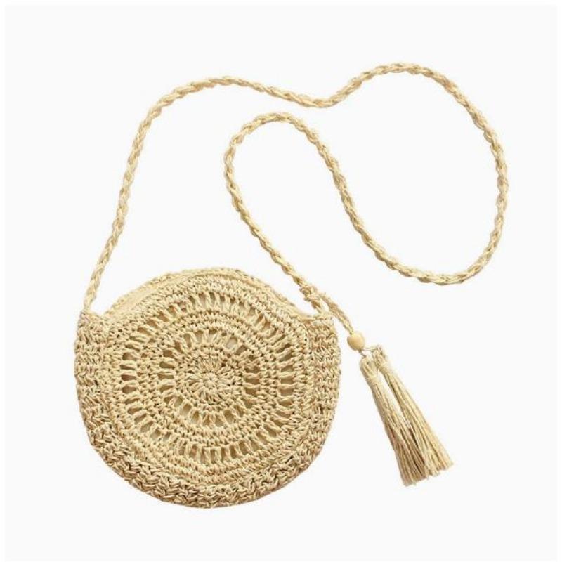 New Bohemian European and American Retro Style Classic Fashion Versatile Pure Handwoven Crossbody Bag