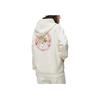 Li-Ning Sports Trend Series Floral Alphabet Print Loose Hoodie Women Tops Off-White AWDT016-1