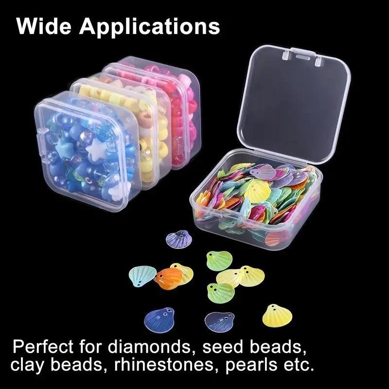 Transparent Beads Organizer Box 12/14/15/30 Grid Plastic for DIY