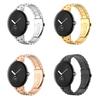 För Google Pixel Watch 3 45mm Klockarmband Tre Pärlor Rostfritt Stål Armband