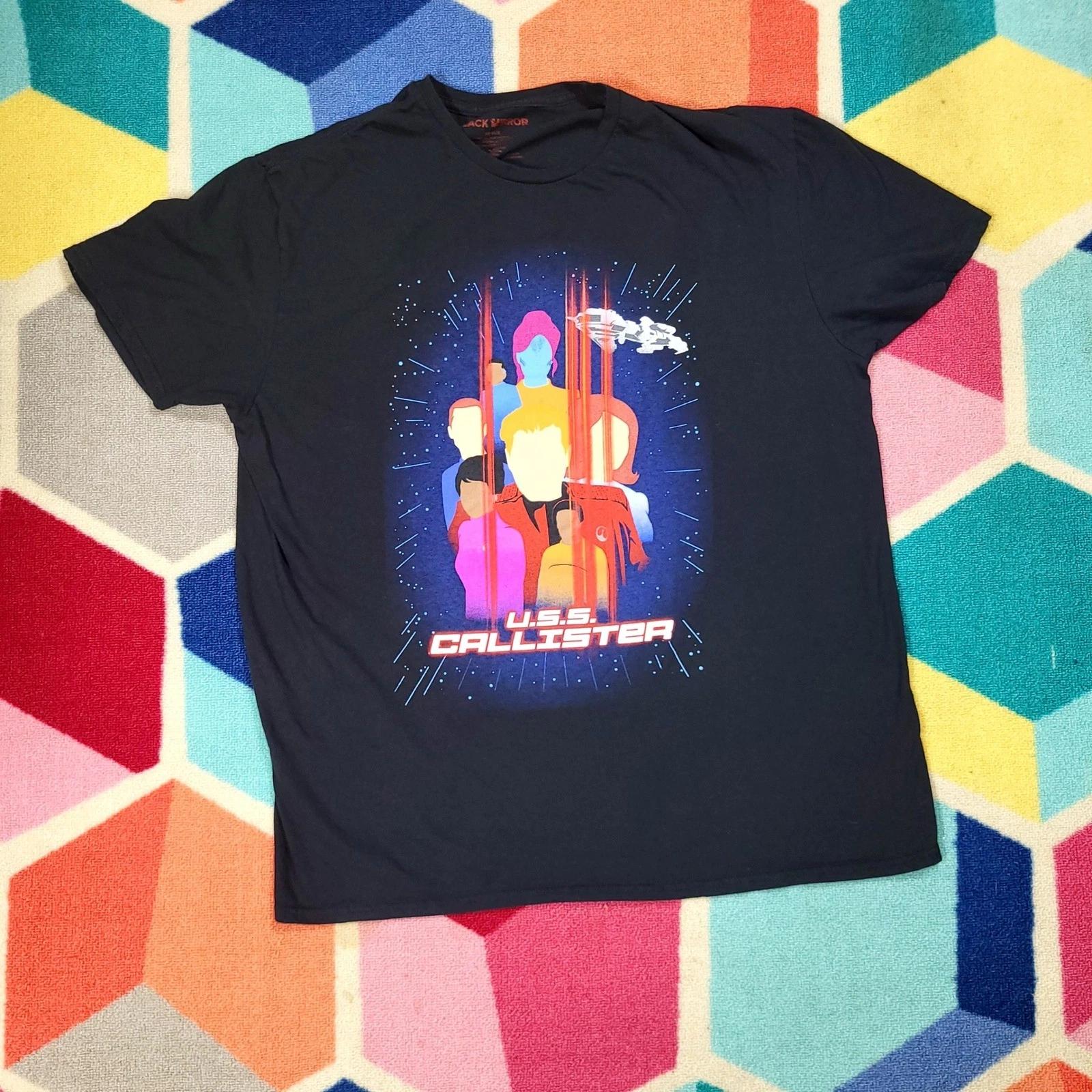 

Black Mirror USS Callister XL T Shirt Netflix Sci Fi TV Show 4XL
