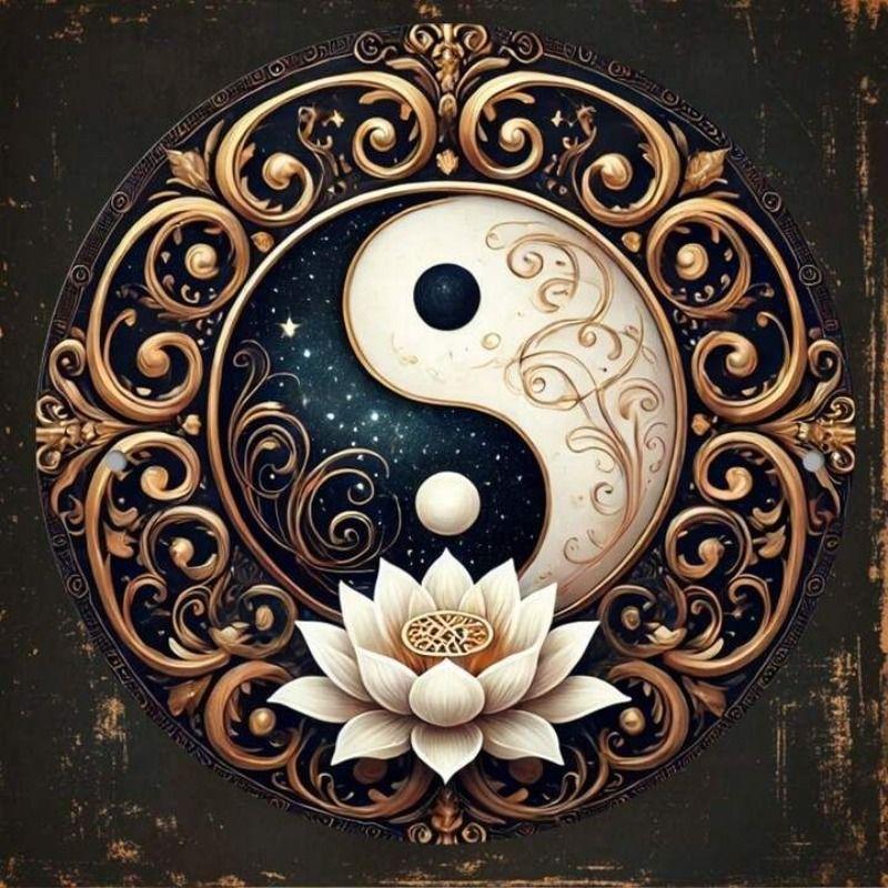 Yin Yang Taiji Metal Wall Art Decorative Sign