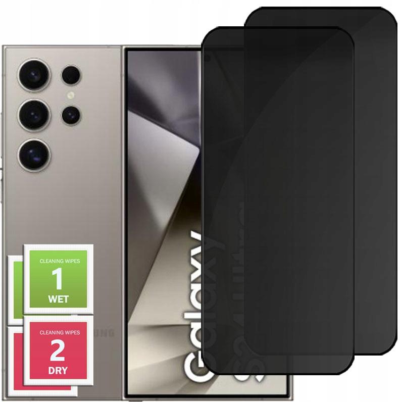 2x Anti-Spy Tempered Glass For Galaxy S24 ULTRA AntiSpy Protective