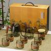 Lu Feng Lai 9-Piece High-Temperature Glass Tea Set
