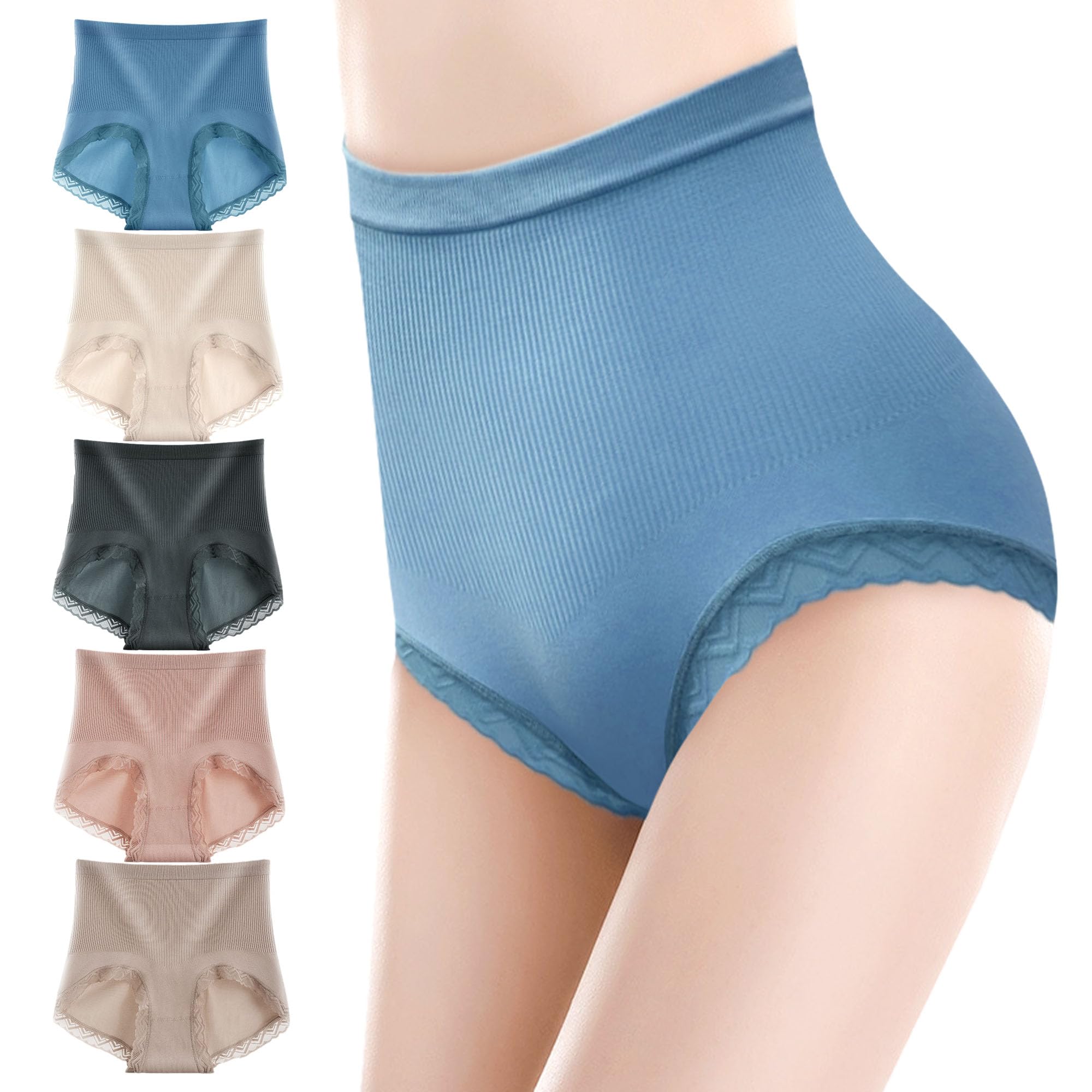 

Обнимаю для Идеального Белья для Чувствительных Пышных Размеров [baby-mine] Женские Трусики, Ангельский Комфорт, Телесный Цвет, Дышащие, С Высокой Посадкой