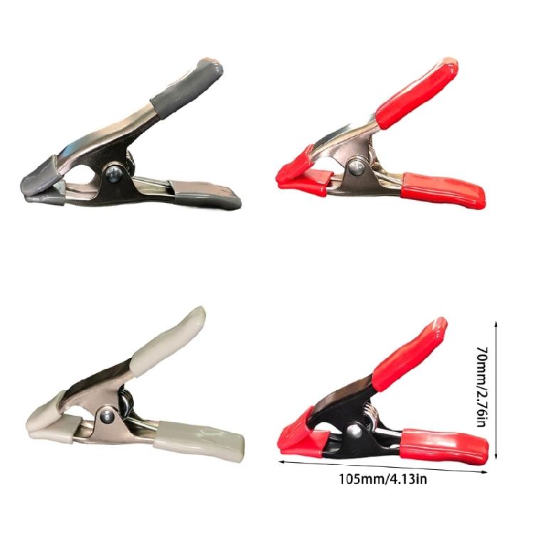 Multiple Functional Spring Loaded A Clamps Heavy Duty Clip set Metal Iron Construction for Wood Crafts Greenhouse Projects