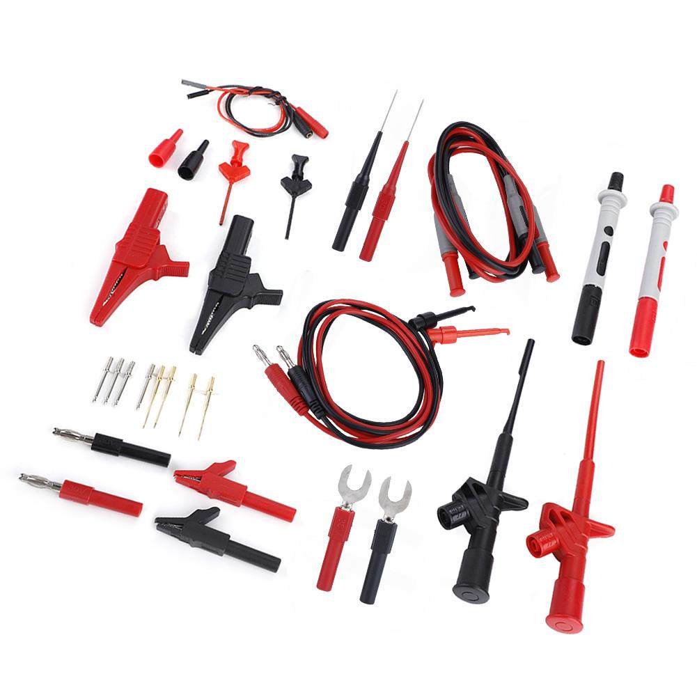 

4 мм Банановий Штекер Електронний Мультиметр Мультиметр Тестовий Щуп Набір Кабелів