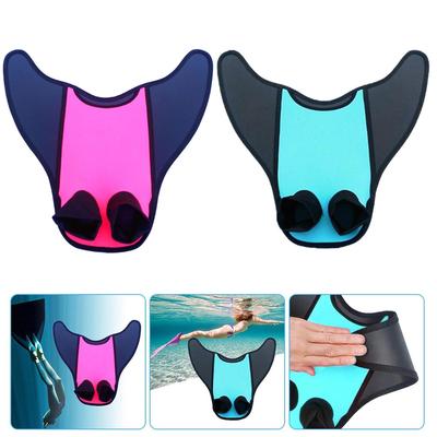 Mermaid Fins Underwater Photography Monofin Diving Snorkeling Swim Hand Paddles Swimming Tail Flipper Adult Kids