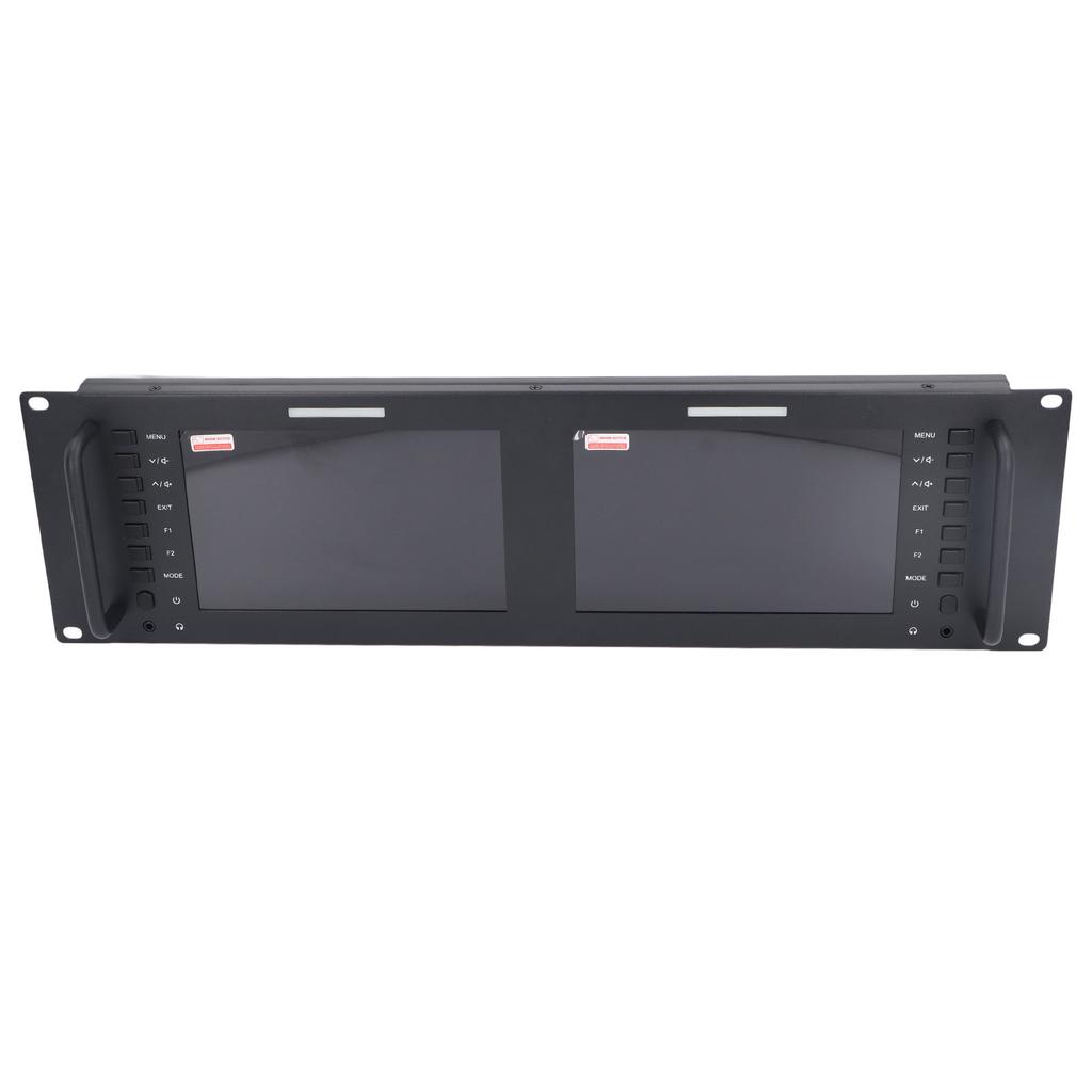 D71 PLUS Dual 7 Zoll 3HE Broadcast Rack-Montage Display IPS 1920x1200 Full HD Touchscreen 3G SDI 4K