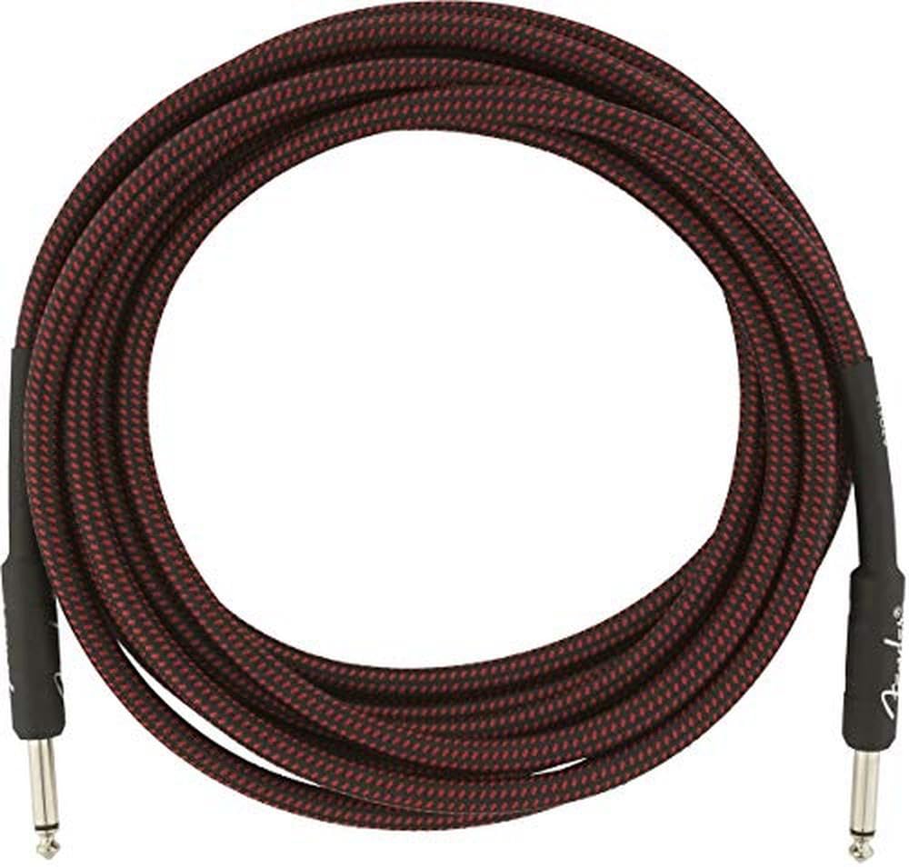 Fender Shielded Cable Professional Series Instrument Gray Tweed Cable, 15',