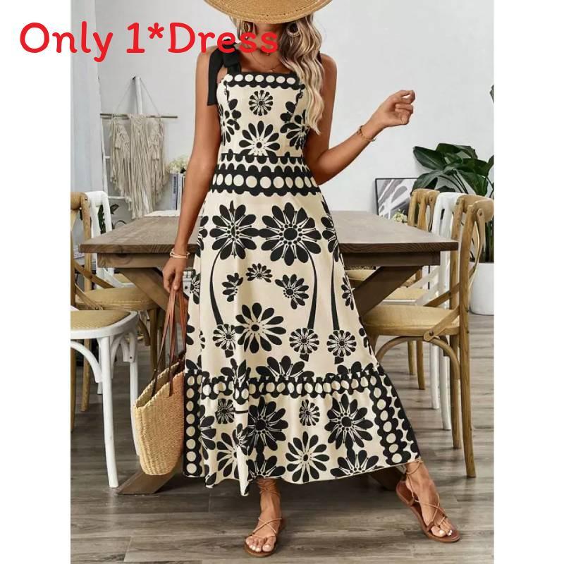 Vintage Art Deco Dress With 3d Print And High Waist For Casual Or Party Wear