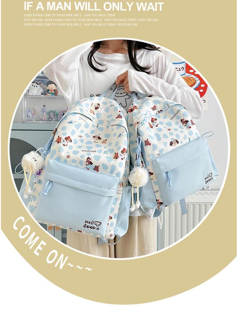 Öğrenciler için Büyüleyici Çizgi Film Okul Sırt Çantası - İlkokuldan Liseye, Geniş Kapasiteli