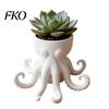 Octopus Shaped Flowerpot 3D Printed Vase, Flowerpot, Creative Planter Pot, Artistic Funny Animal Statue for Indoor Outdoor Plants Garden Decorations