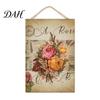 Porch Hanging Sign Summer Wooden Sign, Welcome Front Door Decor with Decorative Rope, Colorful Hanger for Seasonal Farmhouse Beach House Wall Art