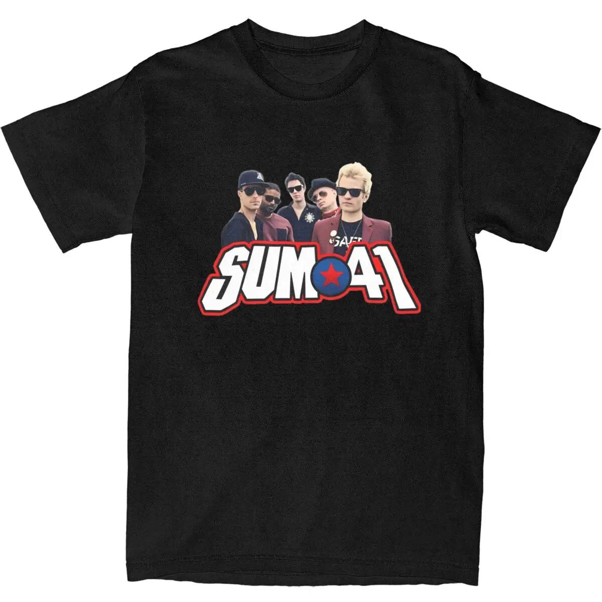 

Style Of Lordsum Sum 41 T-Shirt Summer Vintage T Shirts Pure Cotton Hip Hop Tshirt For Men Short Sleeve Pattern Clothes XL