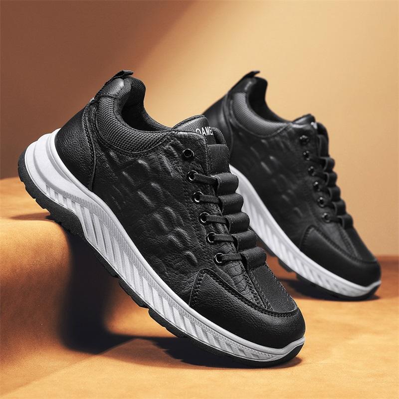 Однотонные мужские повседневные туфли — фото 3