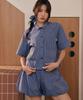 Seideu [W] Cotton Poplin Shirt Pajama Set