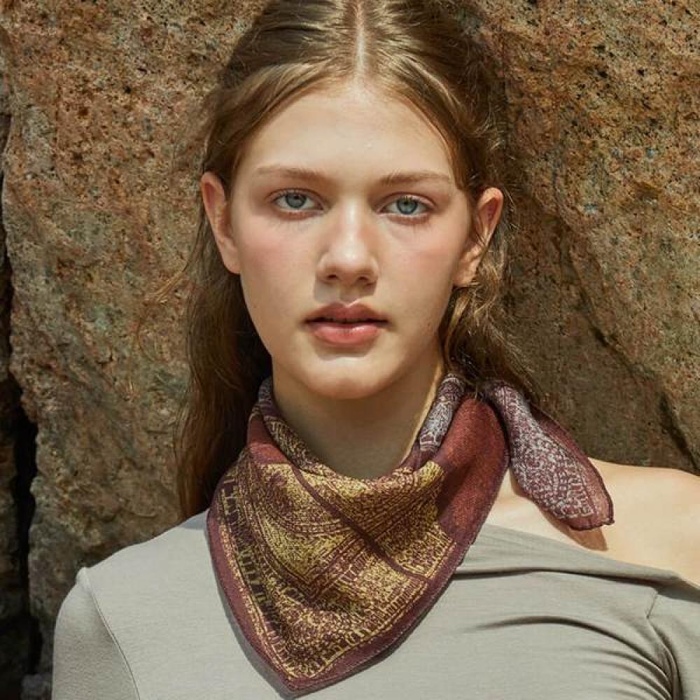 Ana Maison Silk Wool Petit Scarf Pmpsw 1428