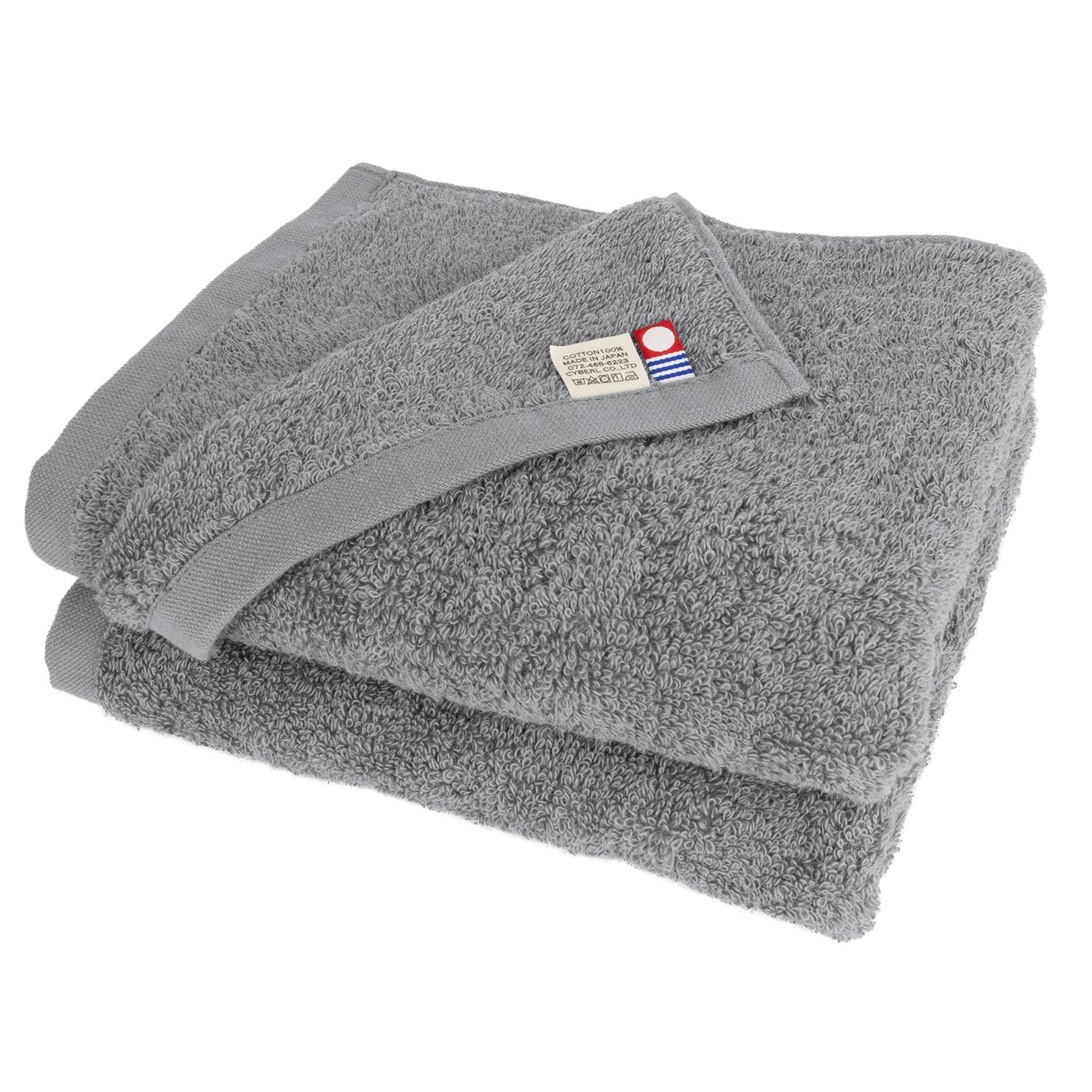 

Imabari Face Set of Medium 34 x Made in Towel of Ash [asoboze] Towels, 2, Thick, 82cm, 100% Cotton, Japan, Everyone s (Set 2, Gray) cy-mt275-f2-ag